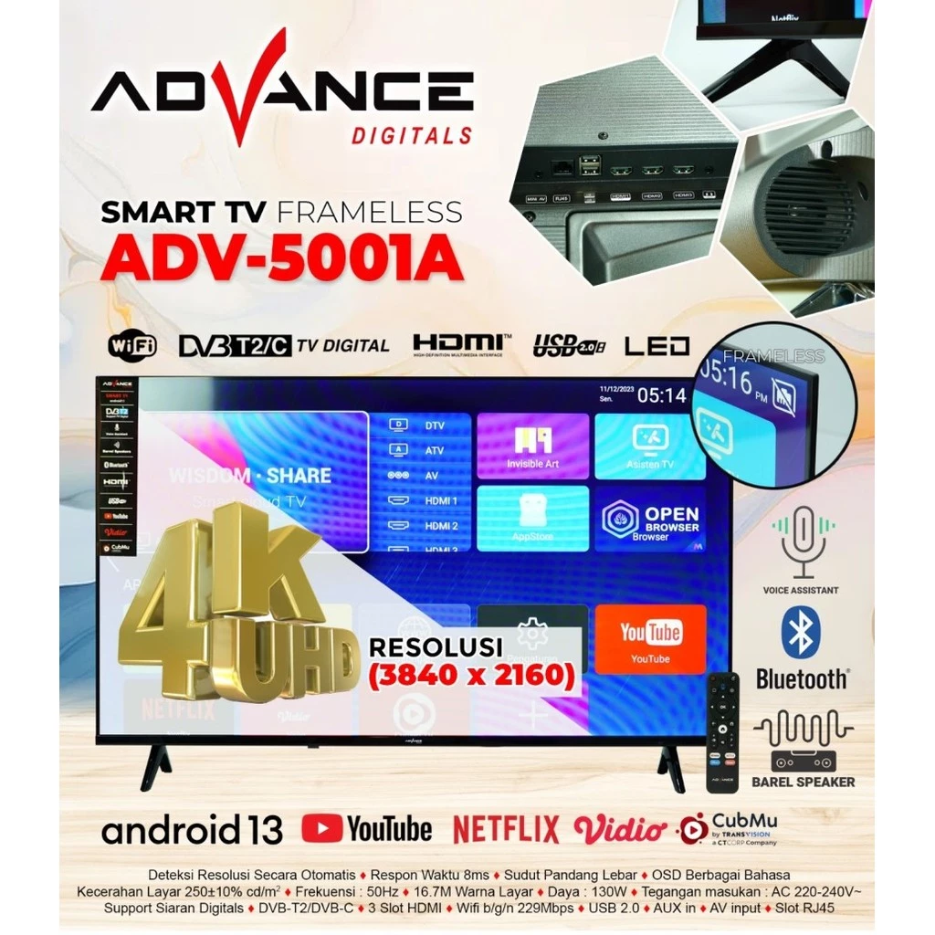 TELEVISI DIGITAL ADVANCE ADV-4201A - Gambar 2