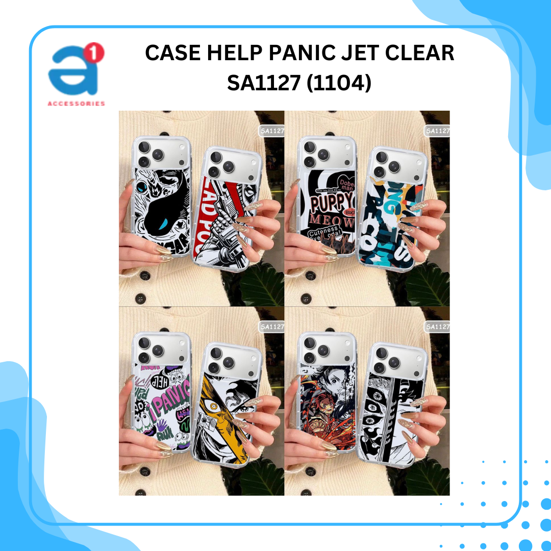 CASE HELP PANIC JET CLEAR SA1127 (1104)