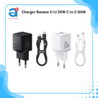 Charger Baseus C+U 20W C to C 60W