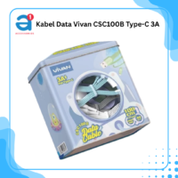 Kabel Data Vivan CSC100B Type-C 3A 15W