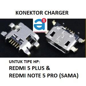 KONEKTOR CHARGER XIAOMI REDMI 5 PLUS REDMI NOTE 5 PRO CONNECTOR CON TC