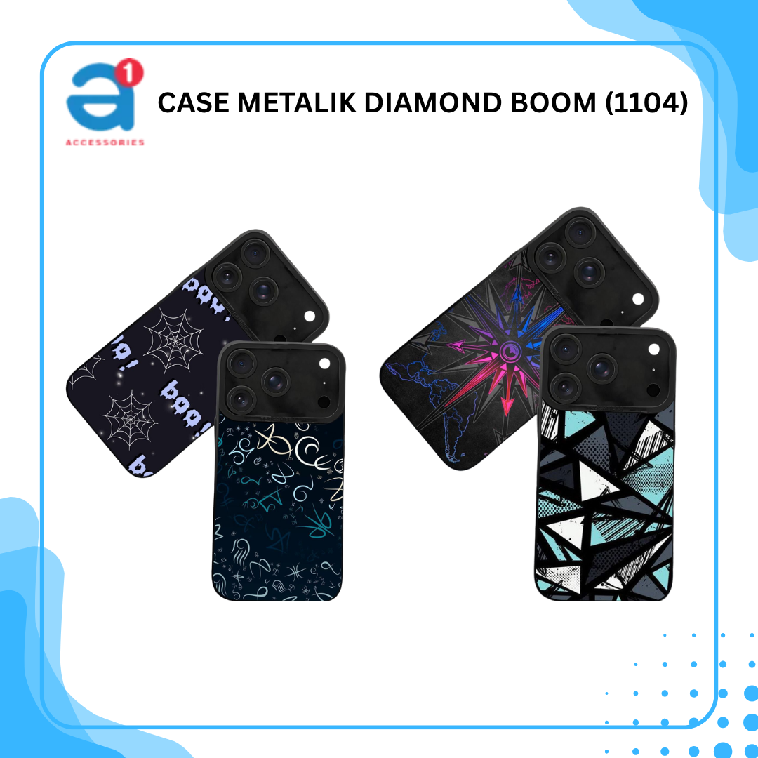 CASE METALIK DIAMOND BOOM (1104)