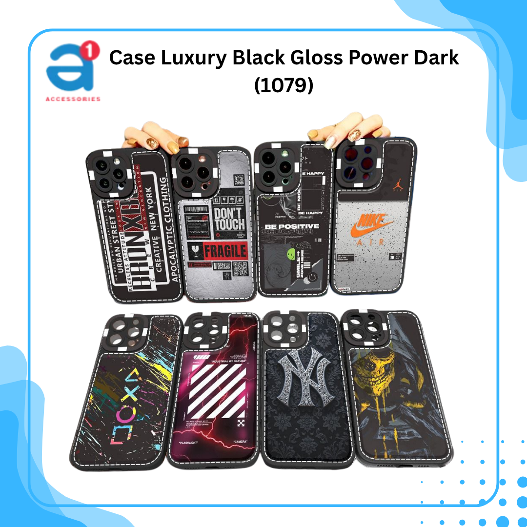 Case Luxury Black Gloss Power Dark (1079)