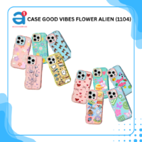 CASE GOOD VIBES FLOWER ALIEN (1104)