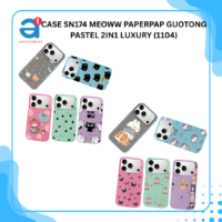 CASE SN174 MEOWW PAPERPAP GUOTONG PASTEL 2IN1 LUXURY (1104)