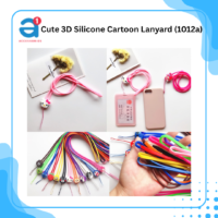 Cute 3D Silicone Cartoon Lanyard (1012a)