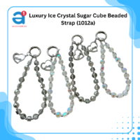 Luxury Ice Crystal Sugar Cube Beaded Strap (1012a)