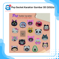 Pop Socket Karakter Gambar 3D (1012a)