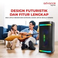Advance Speaker Bluetooth K8D-E Portable Wireless Speaker Suara Bass Kuat