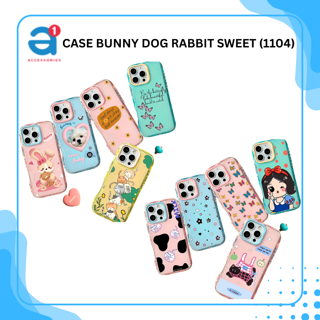CASE BUNNY DOG RABBIT SWEET (1104)
