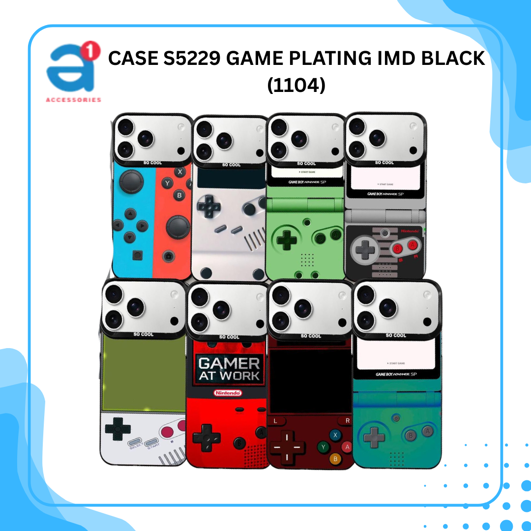 CASE S5229 GAME PLATING IMD BLACK (1104)
