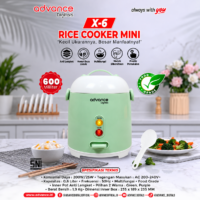 Mini Rice Cooker Advance Digitals X-6 0,6 Liter Anti Lengket